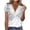 #05, variant on Women's Floral Tops Casual Loose Lace Trim Boho Blouse - Short Sleeve V-Neck T-Shirts for Summer & Vacation Summer Tops For Women
