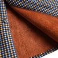 thumbnail image 3 of Fnooota Mens Plaid Shirts with Pockets, Thermal Colored Thickened Long Sleeve Button Down Shirts Yellow Size 4XL, 3 of 5
