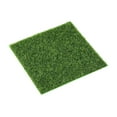 6X6 inches Mini Faux Plastic DIY Artificial Grass for Dollhouse Garden, Crafts Decoration (Pack
