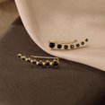 thumbnail image 4 of Solid 925 Sterling Silver 7 Crystals Cuff Earrings Climber for Women Crawler Earrings Wraps, 4 of 13
