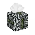 thumbnail image 2 of Custom Horror Movie Beetlejuices Tissue Box Cover PU Leather Square Tim Burton Style Facial Tissue Box Holder for Bathroom, 2 of 5