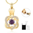 thumbnail image 6 of Flower Cremation Jewelry for Ashes Holder Necklace Urn Neckless Lockets for Pet Ashes for Memorial Dog Cat Family, 6 of 6
