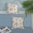 thumbnail image 3 of Coastal Pillow Covers 18x18 Pack of 2 Ocean Themed Brown Starfish Throw Pillow Covers,Summer Beachy Nautical Decorative Pillowcase Linen Cushion Case Decoration for Couch Sofa Outdoor Decor, 3 of 6