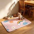 thumbnail image 7 of Pet Cooling Mat Breathable Ice Pad for Dogs Cats Summer Sleeping Mat Non-Slip Washable Pet Cushion for Kennel Sofa Floor Indoor Outdoor Use, 11.81"x15.75", 7 of 7