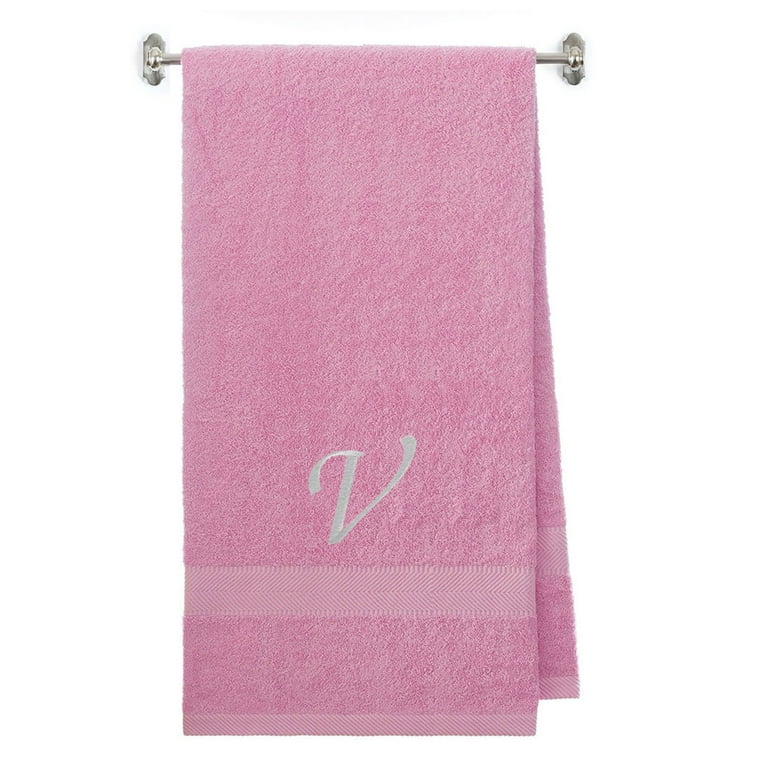 Embroidered Terry Cotton Bath Towel for Bath Shower Cover up