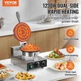 thumbnail image 2 of Máquina electrica para hacer conos de helado VEVOR, cono de waffle comercial, rollo de huevo, 1230 W, 2 of 9