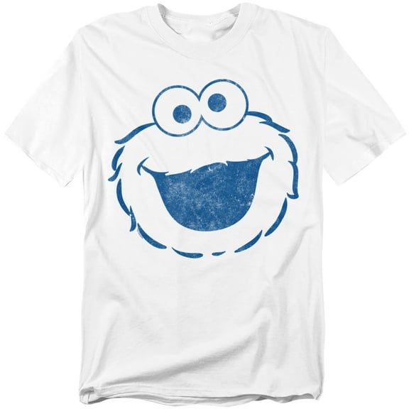 Sesame Street T-Shirt Cookie Monster Mono Unisex Graphic Tee for Men & Women