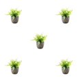 thumbnail image 2 of Redempat Plastic Easy To Clean Artificial Succulent Realistic Appearance Long-lasting Durability Eco-friendly white rose 5Set, 2 of 6