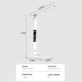 thumbnail image 2 of Rechargeable Reading Lamp, Touch Dimmer LED with 3 Brightness Levels, Time and Temperature Reminders, Desk Lamp, Day Lamp, 2 of 7
