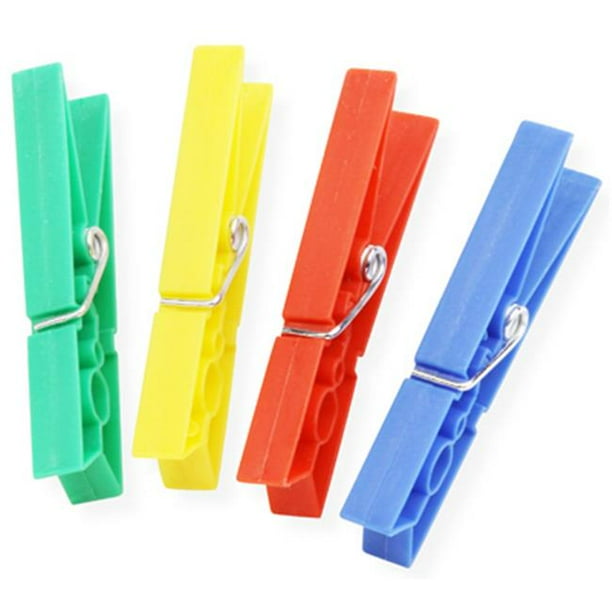 Plastic Clothespins, 24 Per Pack