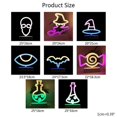 thumbnail image 3 of Halloween Decoration LED Light Witch Hat Candy Night Light Party Ornaments Lamp, 3 of 4