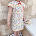 thumbnail image 2 of Vestido Cheongsam para niñas Vestido de princesa de verano Vestido de princesa Vestido de bebé, 2 of 6