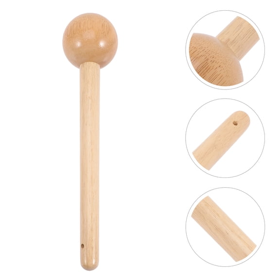 LOLIPPYY Wooden Baseball Training Mallet Glove Beige 1 Piece for Youth and Adult Practice Sessions