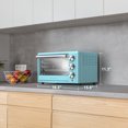 Galanz Retro Toaster Oven, True Convection, Indicator Light, 8 Cooking