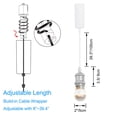 thumbnail image 2 of Kiven Anti Glare H-Type Track Lighting Pendants, 3-Light h Track Pendant Lights Adjustable Height for Kitchen Restaurant Hallway, Chrome, 2 of 7