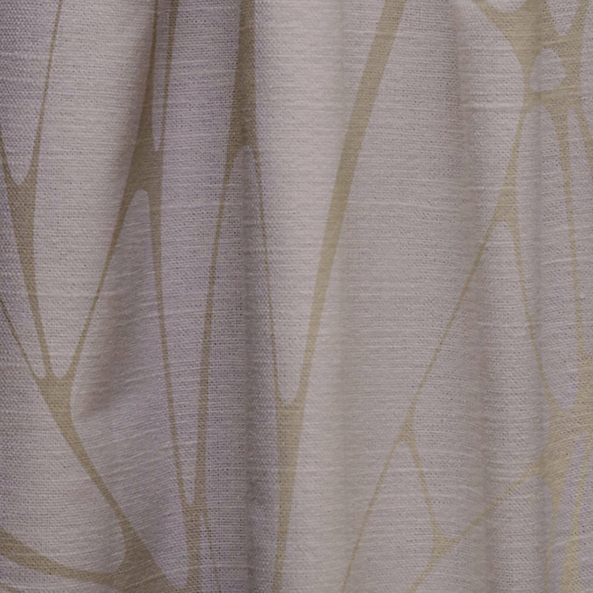 Designart 'Golden Colored Marble Design II' Mid-Century Modern Curtain Panel