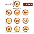 thumbnail image 2 of Autumn Theme Thanksgiving Stickers;5 Inch Round Label Decorations;Reusable Fall Season Party Favor Stickers;Versatile Holiday/Party Decoration Labels, 2 of 5