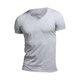 thumbnail image 1 of Camisetas de manga corta de algodón de primera calidad con cuello en V para hombre - Poliéster/spandex - Tallas S-XXL, estilo informal/moda, 1 of 4