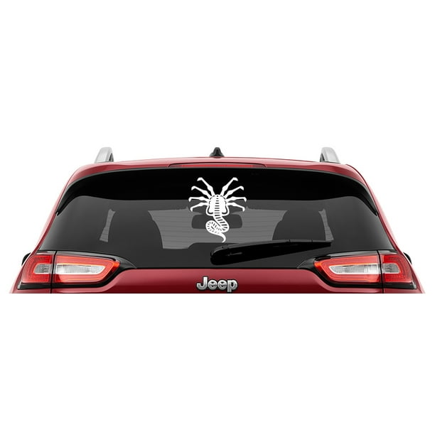 Collectible Decals Alien Xenomorph Facehugger Vinyl Decal Macbook Laptop Window Sticker