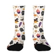 thumbnail image 3 of Men Women Halloween Printed Mid-Calf Socks Soft Breathable Stretch Comfort Fit Socks, 3 of 6