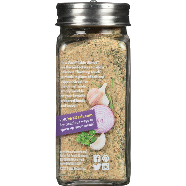 Mrs. Dash Table Blends, Roasted Garlic With Herbs, 2.5 Oz 