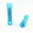 thumbnail image 4 of Nylon 16-14 AWG Wire Connectors Electrical Crimp Butt Connector Fully Insulated Splice Wire Terminals Blue, 4 of 5