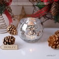thumbnail image 6 of Hosley Set of 12 Glass Taper Candle Holders & Set of 6 Silver Crackle Glass Tea Light Holders, 6 of 6