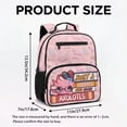thumbnail image 7 of Jeiento Axolotl 13.5 Inch Kids Preschool Backpack for Toddler, Pink Lightweight School Bag for 2-5 Year Old Girls, Bookbag with 2 Front Pockets, 7 of 7