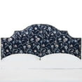 thumbnail image 3 of Skyline Furniture 831NB-PWWFNBL Full Nail Button Notched Headboard, Whisp Floral Navy Blush, 3 of 5