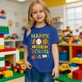 thumbnail image 2 of lnmuld Girls Summer Tops Soft Casual Short Sleeve Graphic Print Tee Comfortable Kids T-Shirt for Everyday Wear Size:2-3 Years, 2 of 3