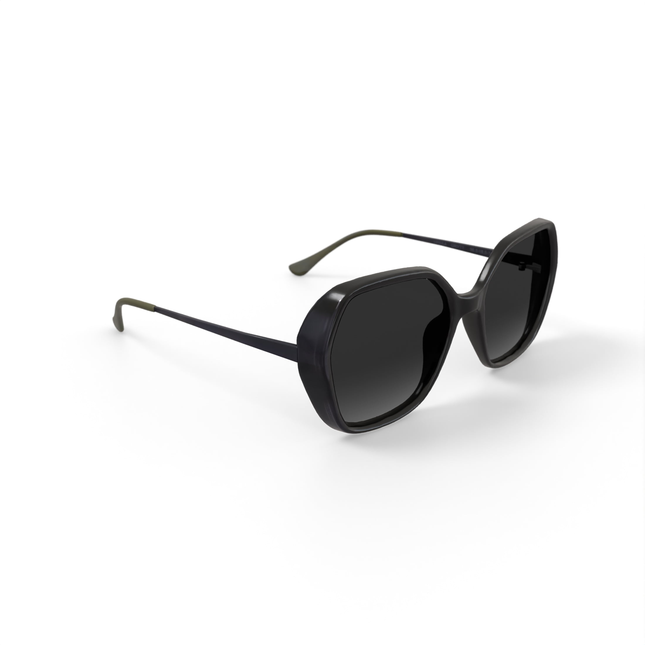 Christian Siriano Rx'able Womens Sunglasses, Ursula, Grey Tortoise, 56.5-18.5-144