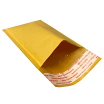 StarBoxes 100 Kraft Bubble Mailers 4x8" - #000 Self-Seal Padded Envelopes