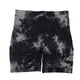 thumbnail image 2 of Pantalones cortos de yoga Tie Dye, pantalones cortos de motociclista suaves de secado rápido negros sin costuras de cintura alta para mujer, 2 of 8