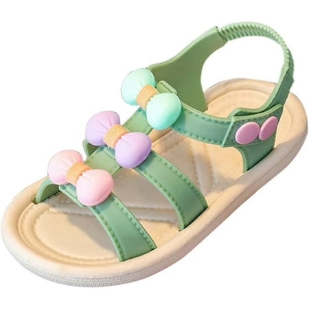 Kids Girls Sandals Open Toe Cute Shoes Soft Sole Casual Sandals Breathable for Toddler/Little Kid/Big Kid