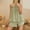 Green, variant on Xihbxyly Womens Pajamas Summer Solid Color Breathable Pajamas Set Loose Crew Neck Sleeveless Sleepwear with Shorts