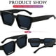 thumbnail image 4 of Gafas de Sol Cuadradas con Montura Gruesa AIEYEZO para Hombre y Mujer, 4 of 6