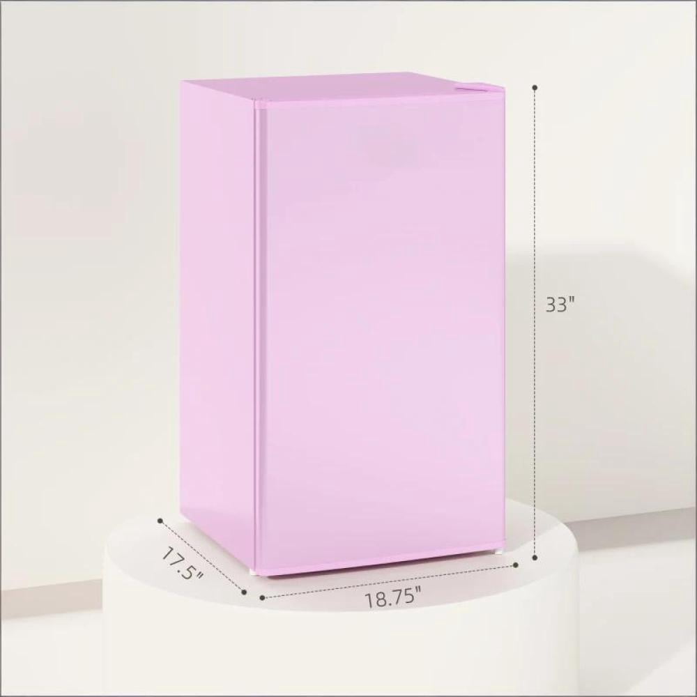 1.1 Cu.Ft Small Upright Freezer, Compact Corner Freezer with 5-Level Adjustable Thermostat, Reversible Door & Removable Shelf, Mini Freezer for Apartment Dorm Office, Silver