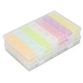 thumbnail image 1 of Nail Rhinestone Storage Box,2Pcs Nail Art Storage Nail Art Rhinestone Storage Box Nail Art Storage Case Built to Last, 1 of 14