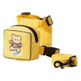 thumbnail image 3 of Lindo arnés tipo mochila para perros, bolsas ajustables para la espalda de animales, transportador automático para mascotas Amarillo S, 3 of 8