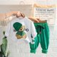 thumbnail image 1 of Ropa Para Niños Traje De Primavera Y Otoño Nuevo Estampado De Dibujos Animados MOSCHINO Sudadera Con Capucha Y Niñas Pantalones De Manga Larga Conjunto De Dos Piezas, 1 of 3