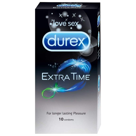Durex Extra Time - 10 Condoms, 20s(Pack of 2)