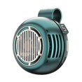thumbnail image 1 of Mini ventilador con clip, práctico, con 5 velocidades, portátil, con agarre firme, silencioso y recargable para cocina, oficina, dormitorio, viajes y verde, 1 of 9