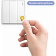 thumbnail image 3 of 400 Pcs Light Switch Sticker Labels 22 Designs Multi-Coloured Transparent Switch ID Stickers Black Switchboard Label Decals for Home Kitchen Bathroom Office School, 3 of 9