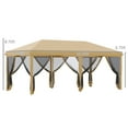 thumbnail image 3 of 10' x 20' Pop Up Canopy Tent with Netting, Heavy Duty Instant Sun Shelter, Large Tents for Parties with Carry Bag for Outdoor, Garden, Patio, B, 3 of 6
