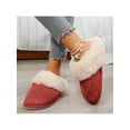 thumbnail image 6 of Cozy Winter Women's Slippers - Slip-On Design with Plush Fleece Lining, Fluffy Moccasin, and Non-Slip Platform, 6 of 8