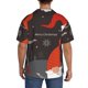 thumbnail image 3 of Balery Christmas Gnomes In Red Hats Camisa Casual de Manga Corta con Botones para Hombre, Texturizada, Estilo Cubano, para Playa, Verano-3X-Large, 3 of 5