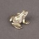 thumbnail image 3 of Brass Frog Desktop Ornament Retro Small Cute Frog Figurine Brass Animal Tea Pet for Home Decor, 3 of 3