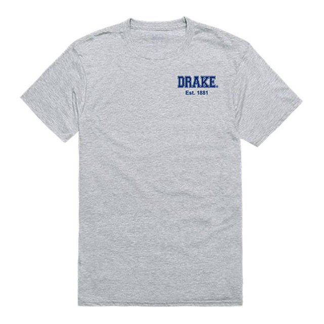 W Republic 528-292-HGY-04 Drake University Practice T-Shirt, Heather Grey - Extra Large