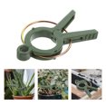 thumbnail image 2 of Shisuyan Plant Stem Straightening Clips Green 12Pcs 3.35X2.09X0.79In, 2 of 8