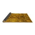 thumbnail image 2 of Ahgly Company Indoor Square Abstract Yellow Modern Area Rugs, 4' Square, 2 of 4